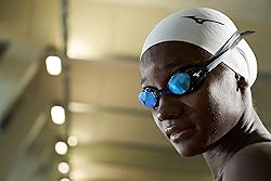 Mizuno Accel Eye Goggle, Smoke Blue, One Size Fits