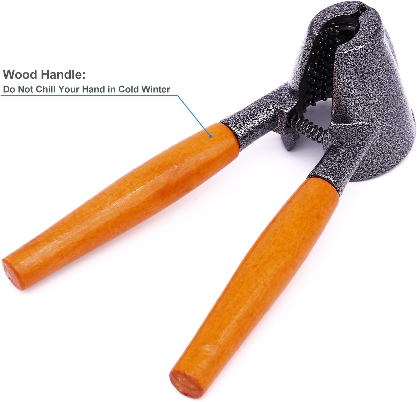 Anwenk Heavy Duty Nutcracker Pecan Walnut Plier Opener Tool with Wood Handle: Kitchen & Dining