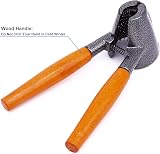 Anwenk Heavy Duty Nutcracker Pecan Walnut Plier with Wood Handle view 4