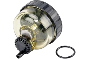 OTINUBEE RE51650 Sediment Bowl Fuel Filter Fit for John Deere 4045 6068 Engine Tractors Models 6715, 6615, 6515, 6515, 6415, 