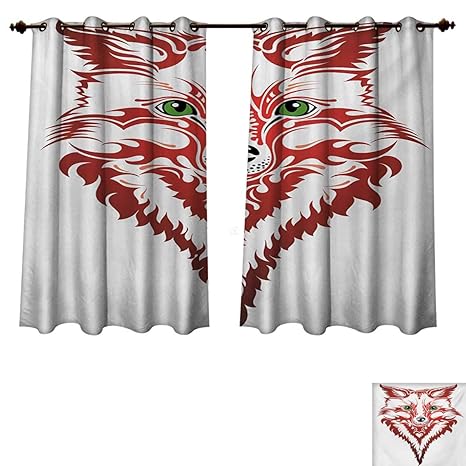 Amazon Com Rupperttextile Fox Blackout Curtains Panels For