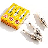NGK 4339 DCPR8E SeaDoo 4-Tec Spark Plug Set All 130 155 185 215 255 260 RXP RXT X GTI GTX Wake GTS GTI 3 Pack