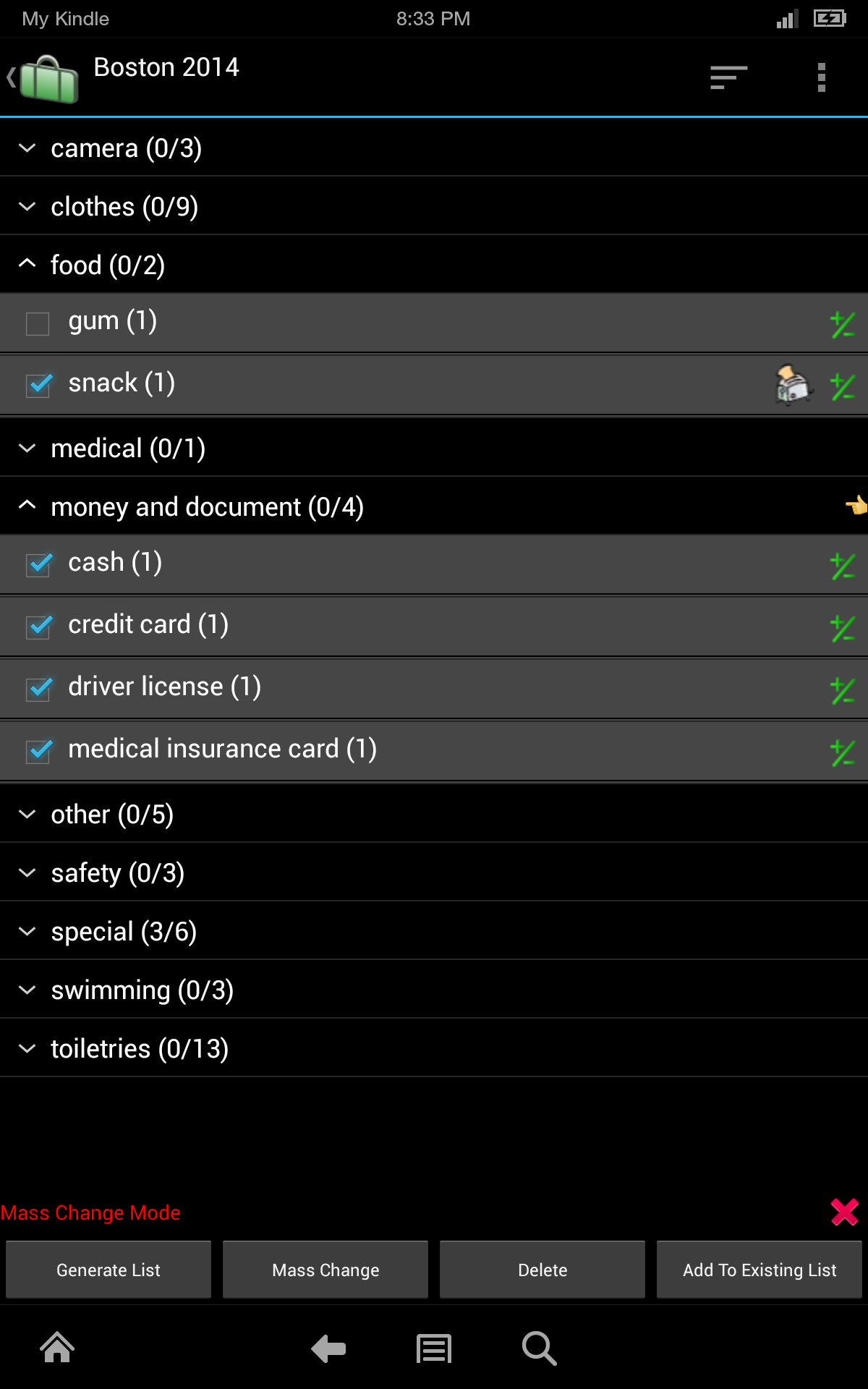 Packing ListAmazon.esAppstore for Android