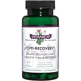 Vitanica Opti-Recovery, Pre &amp; Post Surgery Support, Wound Care, BBL, Tummy Tuck, C Section &amp; Postpartum Vitamin Essentials Healing Support, Scar, Shoulder, Hysterectomy, Breast &amp; Lipo, Vegan, 60 Caps