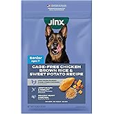 Jinx Senior Dry Dog Food - Real Chicken, Brown Rice &amp; Sweet Potato, 4lb | Premium Senior Dogs Kibble with Antioxidants for Immune Support &amp; Whole Grains for Digestive Support - No Fillers