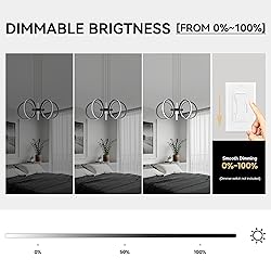 Mayful Modern LED Chandelier, Black Pendant Light