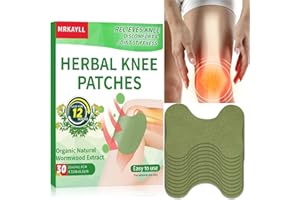 Calpol 30Pcs Knee Patches for Pain Relief,Natural Knee Pain Patch,Knee Pain Wormwood Patch,Knee Pain Relief Patch for Knee,Back,Neck,Shoulder