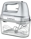 Cuisinart HM-90BCS Power Advantage Plus 9-Speed Handheld Mixer with Storage Case, Brushed Chrome