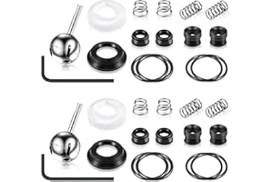 Enhon Kitchen Faucet Cartridge Repair Kit, Compatible with Delta/peerless Faucet 86970 Single Handle #70 Ball Valves and Lever Handles, Fix Dripping Faucets, Stainless Steel (4 Packs)