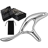 Nuanchu Massage Tool for Deep Tissue & Myofascial Release with Gift Box, Muscle Scraper for Full Body Pain Relief, Thumb Protector for Elephant Christmas White Gift Acupressure & Gua Sha Therapy