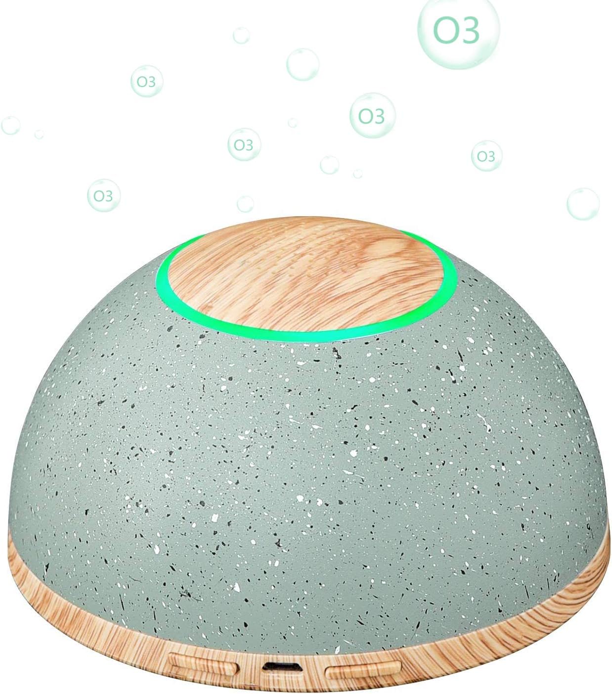 Lucalda Portable Ozone Generator USB Rechargeable Fridge Food Shelf Life Extender Fridge Odor Eliminator Cleaner Household Kitchen Gadget Tools Low Noise Small O3 Ozone Machine for Home