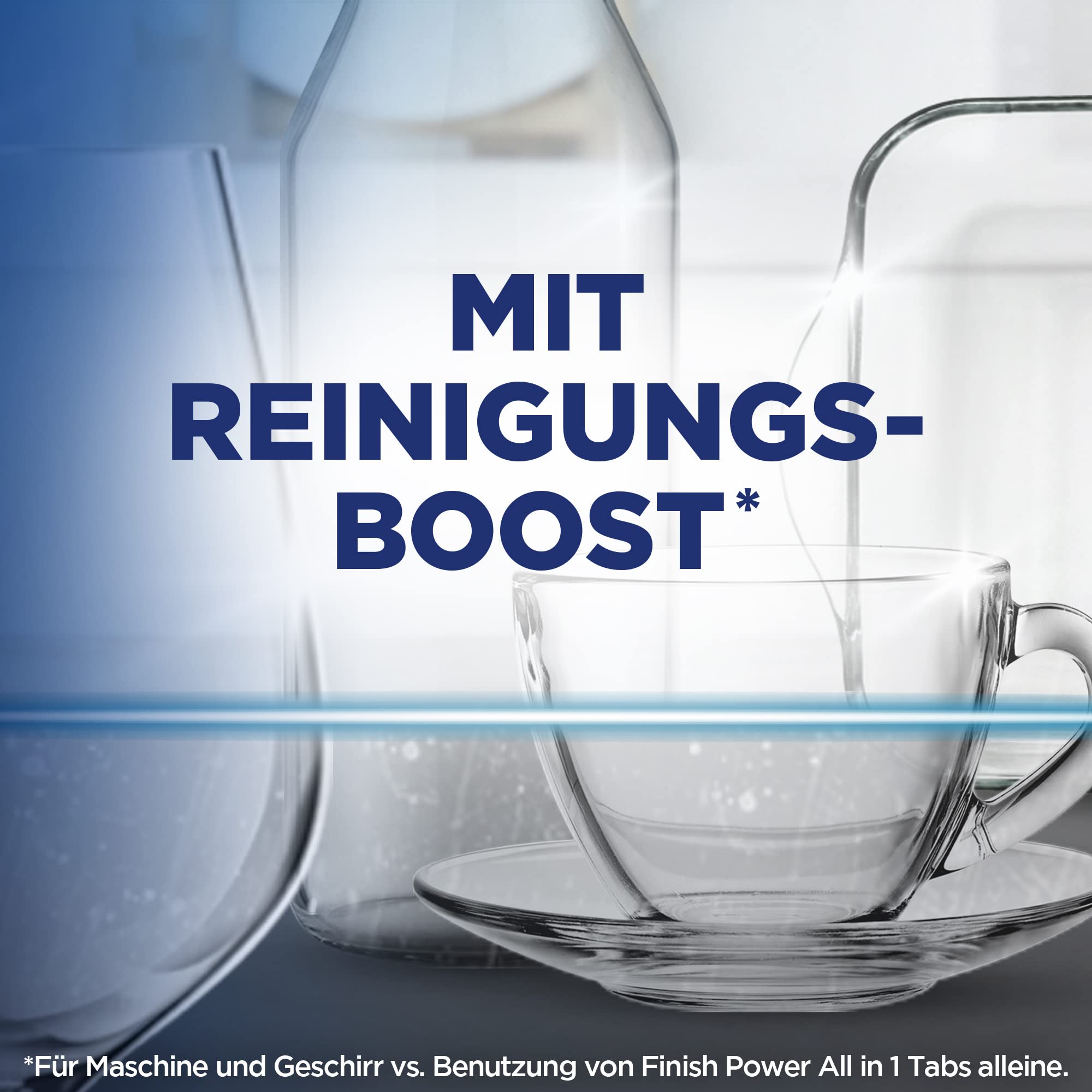 Finish Maschinenpfleger Tabs – Spülmaschinentabs gegen Schmutz und Fett im Inneren der Spülmaschine – Jahresvorrat mit 12 Geschirrspülreiniger Tabs 6