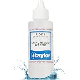 Taylor Technologies R-0013-C, Cyanuric Acid Reagent, 2 Ounce | Dropper Refill Tests Cyanuric Acid in Pools &amp; Spas, Replace Annually