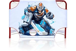 Kasifei Hockey Targets for Nets, Hockey Shooting Tarp, Hockey Net Goalie Target, Hockey Shooting Training Equipment for Practicing Shot Accuracy