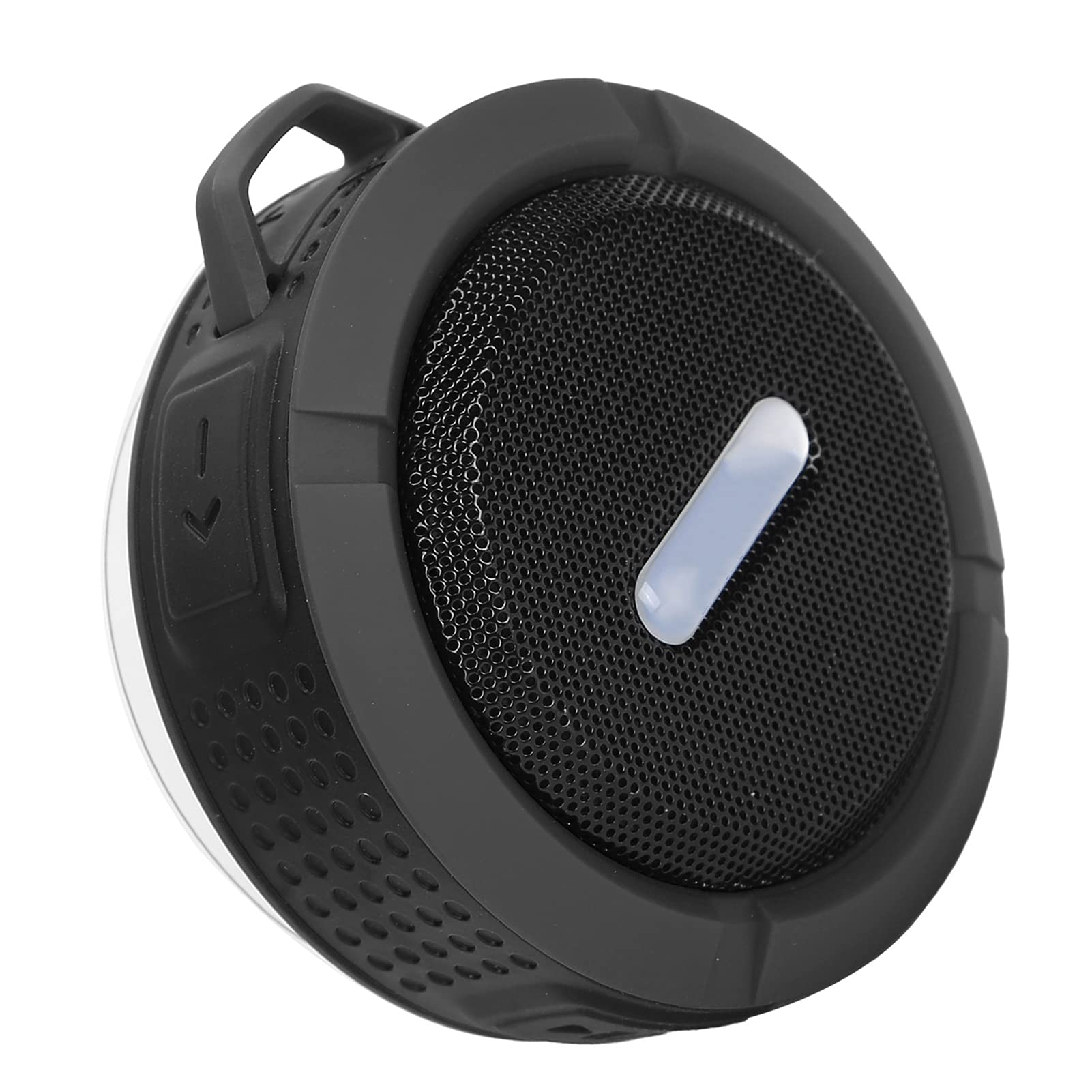 VBESTLIFE Mini Bluetooth Speaker,IPX4 Level Waterproof Portable Subwoofer Speaker,for Outdoor Sports,with Suction Cup Carabiner(black)