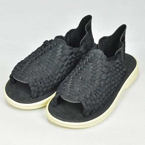 Amazon チュバスコ Chubasc Aztec アズテック スポーツサンダル メンズ サンダル 本革 編み込み ワラチ メキシコ製 Black ブラック ホワイトソール Us7 25 25 5cm ファッションサンダル