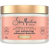 SheaMoisture Curl Enhancing Smoothie deep conditioning Coconut & Hibiscus hair treatment with Silk Protein & Neem Oil 340g