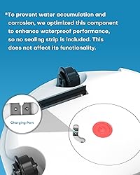 (2025 Upgrade) Cordless Robotic Pool Cleaner, Lasts