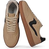 Tigeridea Sneakers for Women Business Casual Tennis Shoes Comfortable Lace up Slip on Women's Fashion Sneakers