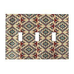 Wpshijia Light Switch Cover Boho Abstract Geometric