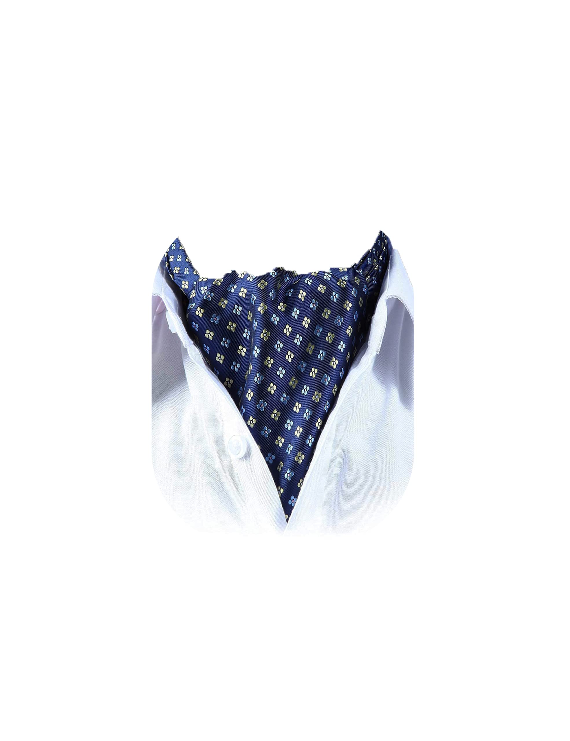 Green Ascot Buy Men's Cravat Self Tie Paisley Jacquard Woven Luxury Ascot Online Ascot For Men