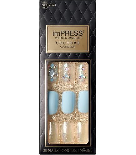 Amazon.com: KISS Impress Medium Length Press-On Nails Includes 24