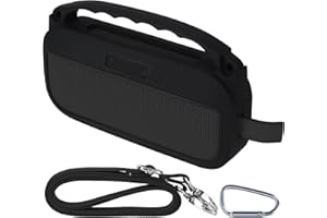 Peyyargo Silicone Cover Compatible with Bose SoundLink Flex 2nd Gen/Bose SoundLink Flex Portable Speaker (Black)