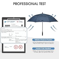 G4Free 72 Inch Automatic Open Golf Umbrella Extra