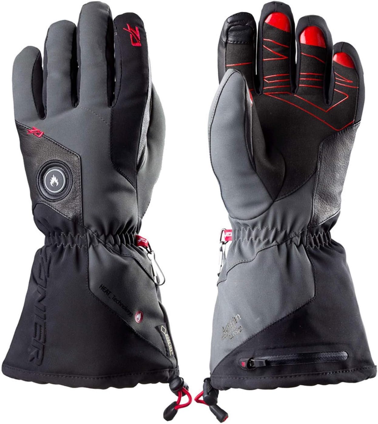 Zanier AVIATOR.GTX UX Lithium Battery Heated Glove, Black, Medium