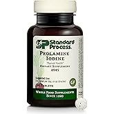 Standard Process Prolamine Iodine Thyroid Health Dietary Supplement - Vegan, Gluten-Free, Non-Dairy, & Non-Soy - Essential Endocrine Support - 180 Tablets