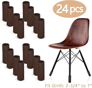 Amazon Com Limbridge 24pcs Chair Socks Elastic Wood Floor