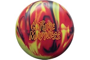 Bowlerstore Products Columbia 300 PRE-DRILLED Pure Madness Bowling Ball - Black/Red/Yellow 16lbs