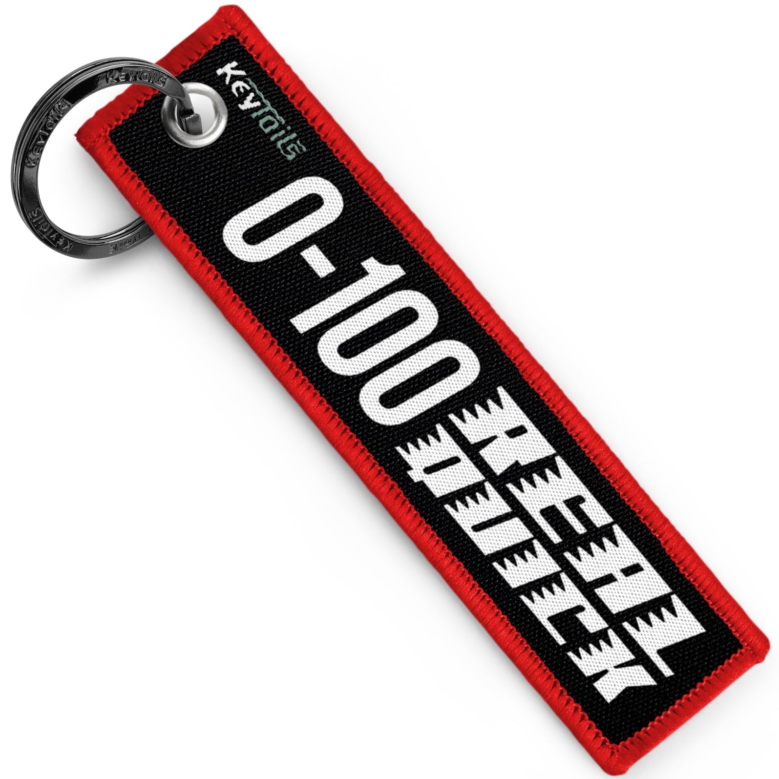 KEYTAILS Keychains, Premium Quality Key Tag for Motorcycle, Car, Scooter, ATV, UTV [0-100 Real Quick]