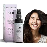 Macaria Yuii Procapil Hair Growth Serum with Redensyl & Capixyl, for Anti Thinning & Hair Loss, with Advanced Anagain & Baicapil, Infused with Essential Vitamins & Saw Palmetto, for Men & Women, 2 Fl
