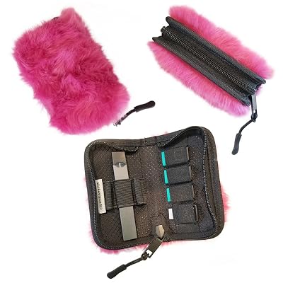 juul charger holder Carrying Case Wallet for and Other Popular Vapes | Holds Vape, Pods and NO SHIP: NM Choose Flavor:Root Beer how many hits is