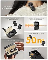PQRQP Microphone for iPhone/iPad/Android, Mini