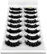 KOKAY False Eyelashes 8 Pairs Russian 3D DD Curl Faux Mink Fluffy Reusable view 6