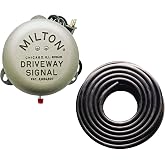 MILTON'S BELLS - Milton Ins Bells Driveway Bell Kit with 25 Signal Hose with Durable Bell Ringer Tubing for Drive-thru, Residential, or Industrial Driveway Alarms