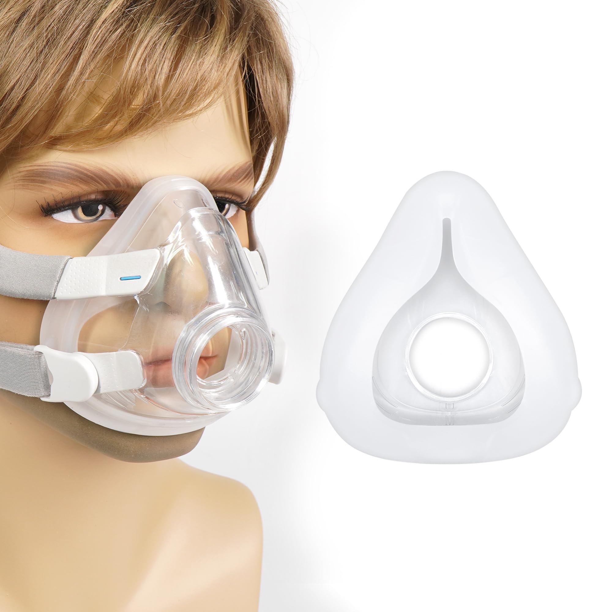 Photo 1 of 1 Pack Replacement Cushion Compatible with ResMed Airfit F20 Medium - Full Face F20 Mask Medium - Secure Seal & Optimized Comfort CPAP Supplies (1)