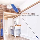 Kelursien Feather Duster Extendable Pole 110in Telescopic Bendable Head view 6