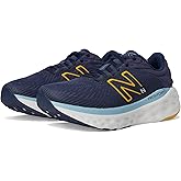 New Balance Men's Fresh Foam X 840 V1 Running Shoe, Vintage Indigo/Ginger Lemon/Chrome Blue, 8.5 M