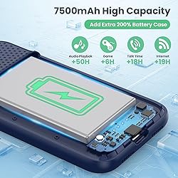 QTshine Battery Case for iPhone 11/XR, 2024