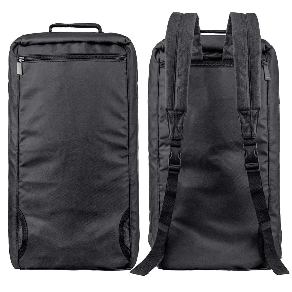 Cico Rider Gym Duffle Bag Backpack Waterproof Sports Duffel Bags Travel Weekender Bag for Men Women Overnight Bag with Shoes Compartment Black