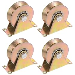 HARFINGTON 4pcs 3" V Groove Wheel Sliding Gate