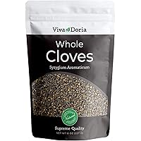 Viva Doria Whole Cloves, Indonesian Clove Buds, 8 Oz Resealable Pouch Bag