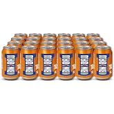 IRN-BRU Original Scottish Sparkling Soda, Citrus Flavored Carbonated Drink - Sparkling Flavored Soft Drink, 32 Flavor Recipe, 11.1 fl oz Cans, Pack of 24