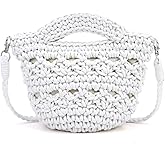Ayliss Straw Crossbody Bags for Women Straw Beach Bag Tote Shoulder Top Handle Satchel Clutch Purse for Summer Beach