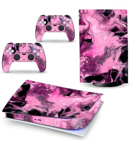 PS5 Disc Edition Skin: Rose Pink Marble Console Wrap | IT'S A SKIN