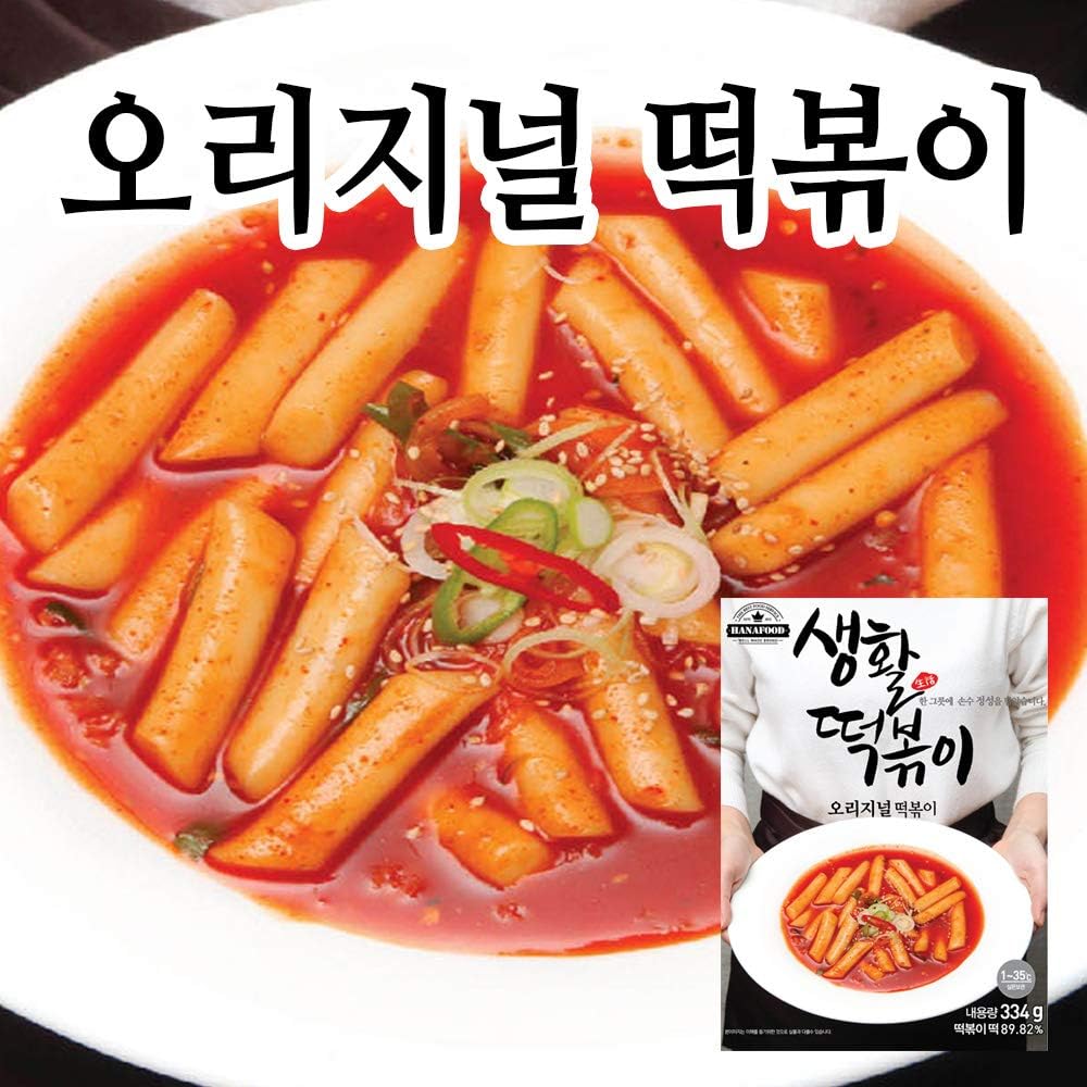 [Lifencook] Life Tteokbokki Original 334g for 2 - Ddukbokkie Korean Food Snack topoki Instant Rice cake Asian Sauces Ramen Noodle Grocery Gourmet