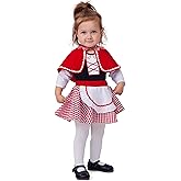 Spooktacular Creations Halloween Baby Little Red Riding Hood Costume Outfit for Infant Toddler Girls Halloween Dress Up Party